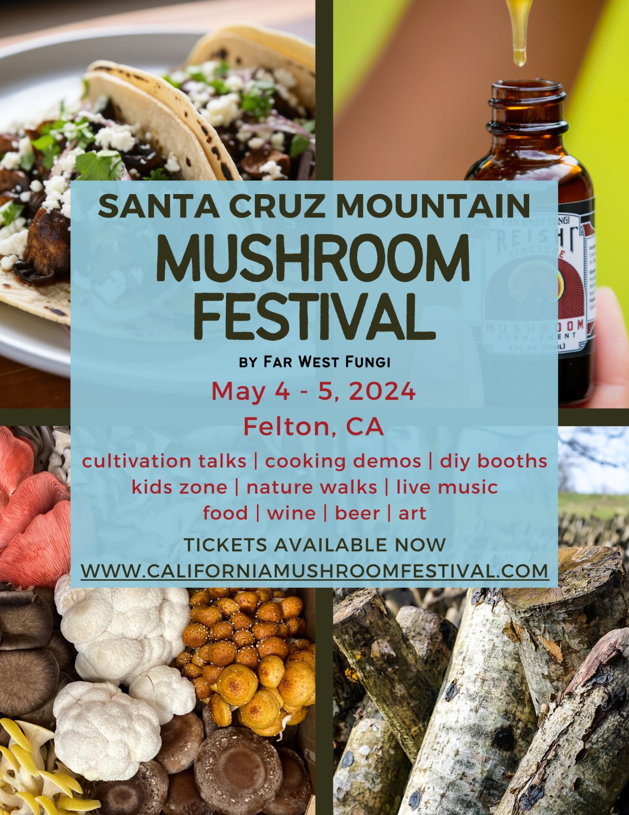 Santa Cruz Mountain Mushroom Festival Santa Cruz